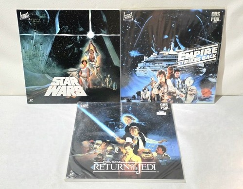 Vintage star wars laserdisc - star, ld